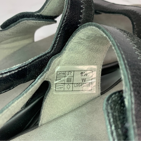 SAS Nudu Black Midnight Adjustable Strap Comfort Sandals 9 - Picture 7 of 11